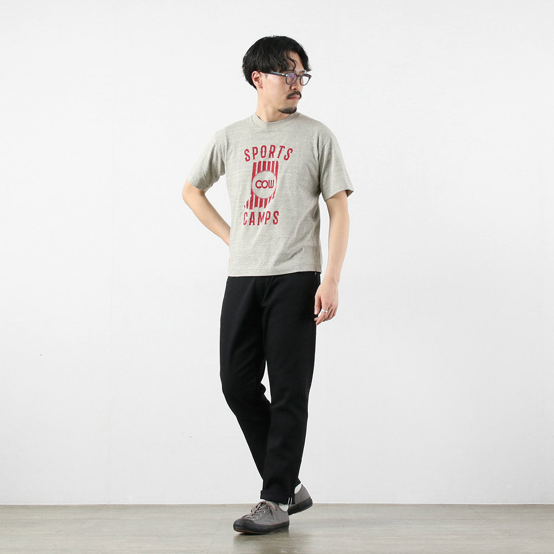 Blue refabric(ブルーリファブリック) 8oz セミワイドテーパード 5Pブラックジーンズ 日本製