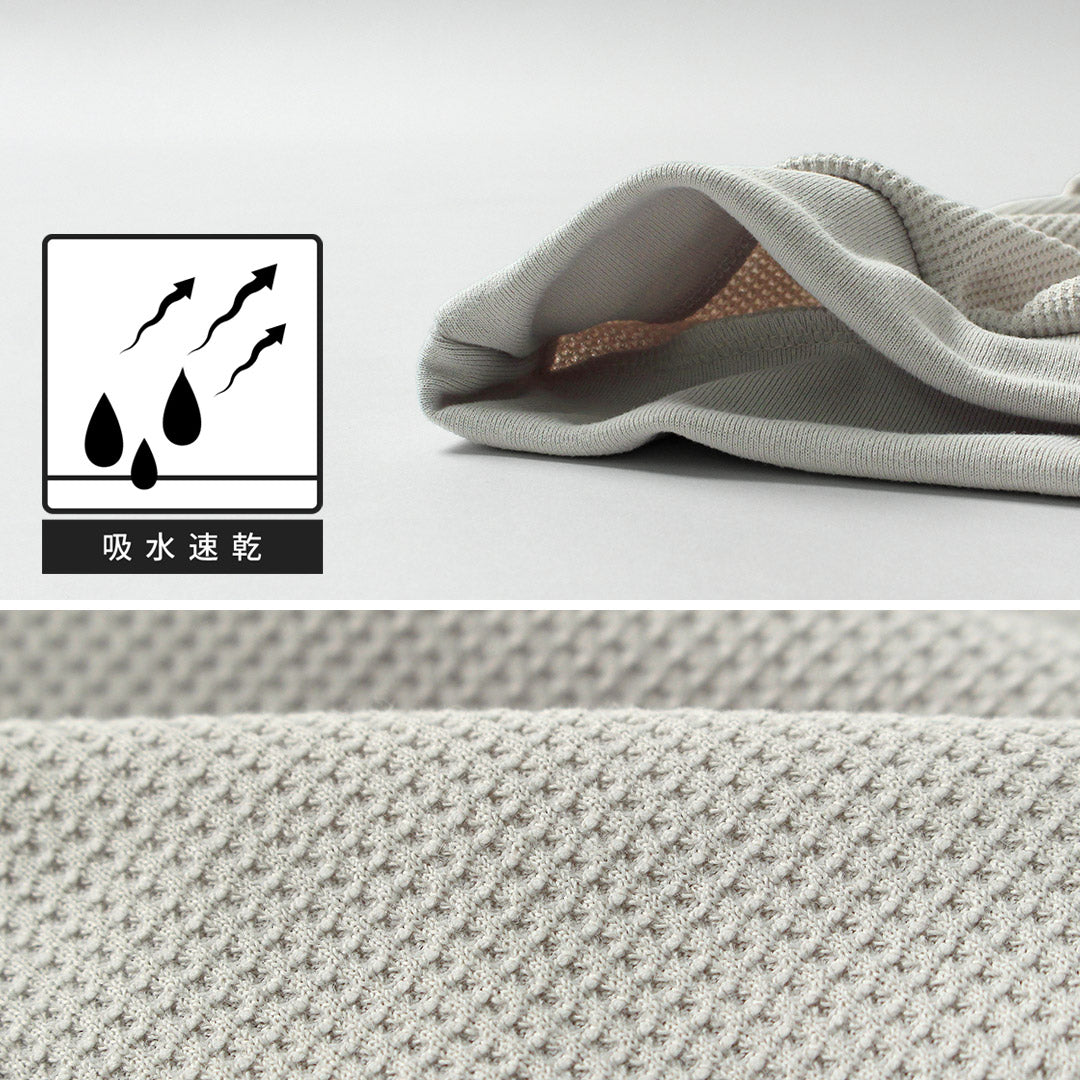 RAG(ラグ) クイックドライ ワッフル フットボールTシャツ 日本製