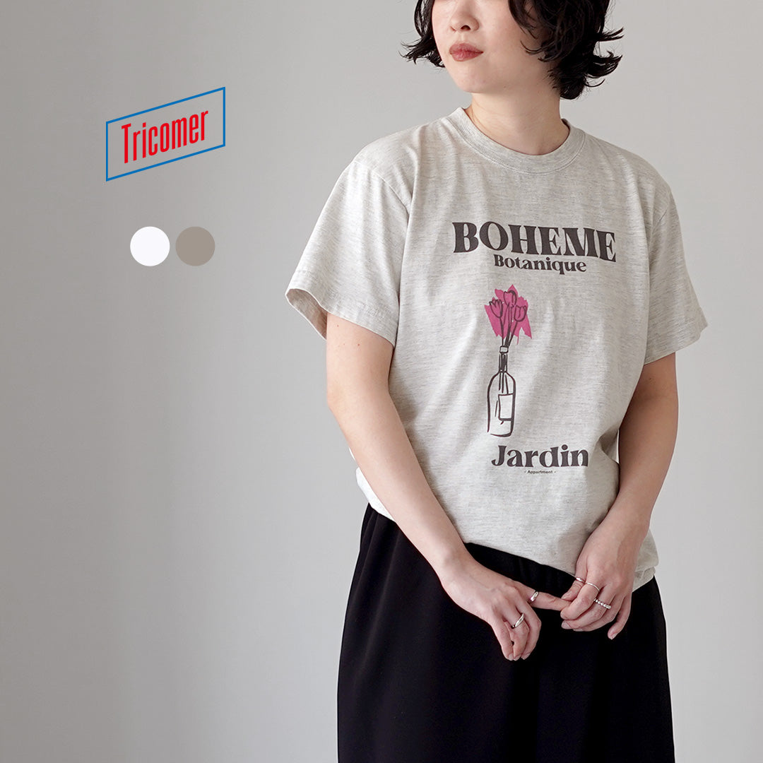 TRICOMER(トリコメル) BOHEME BOTANIQUE プリントTシャツ