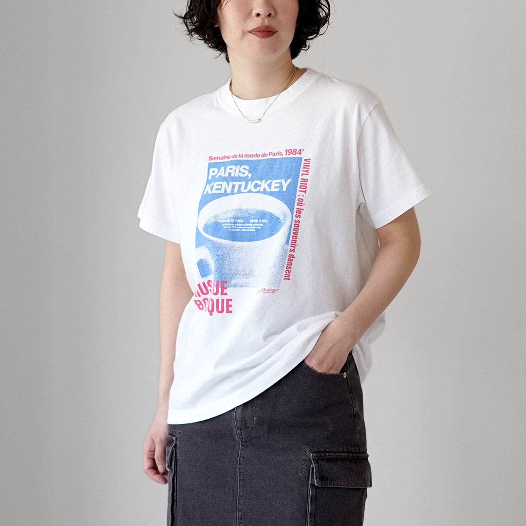 TRICOMER(トリコメル) PARIS,KENTUCKY プリントTシャツ