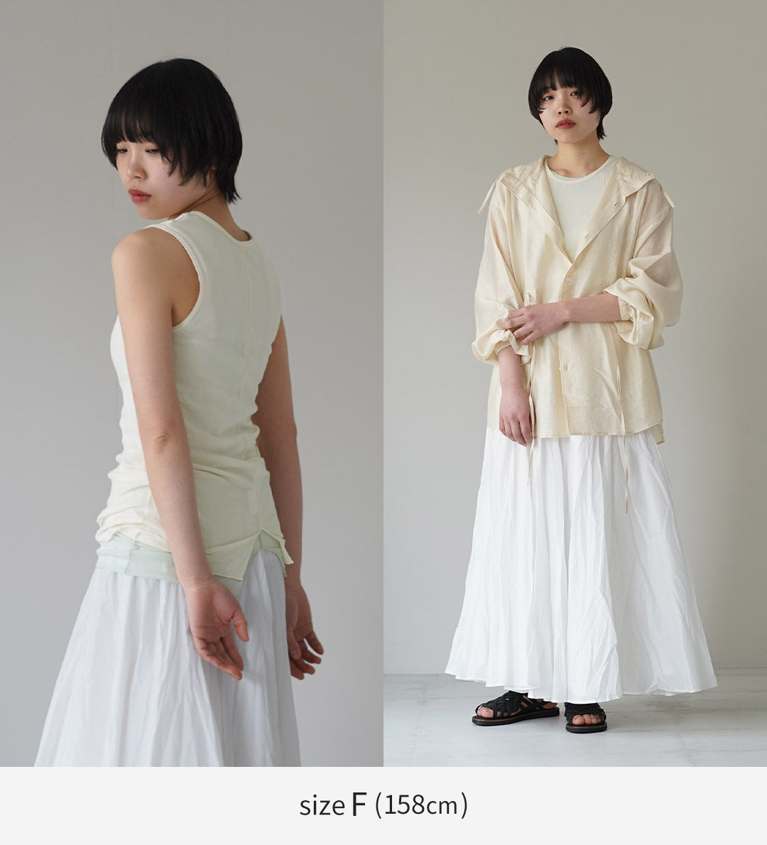 TUMUGU(ツムグ) スフレランダムテレコ タンクトップ 日本製