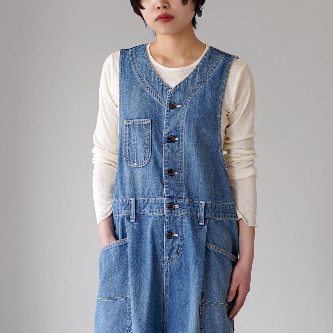 TUMUGU(ツムグ) 9ozデニム オールインワン