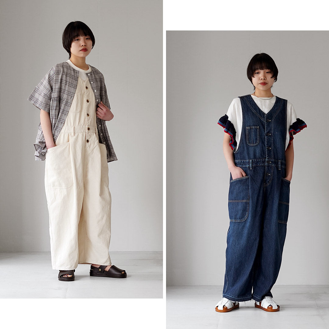 TUMUGU(ツムグ) 9ozデニム オールインワン