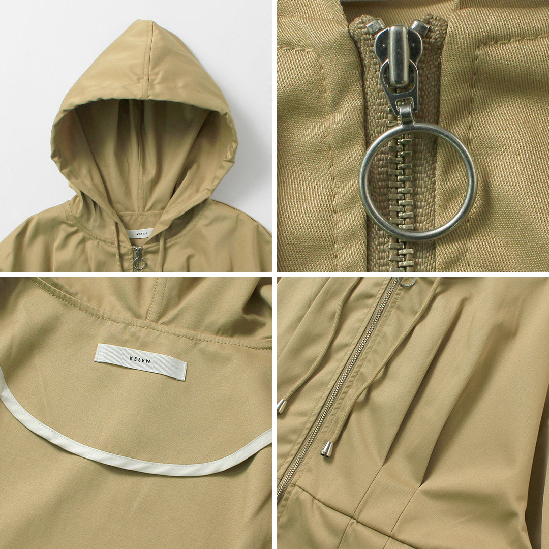 KELEN(ケレン) VESTY ウエストタックデザイン フードジャケット