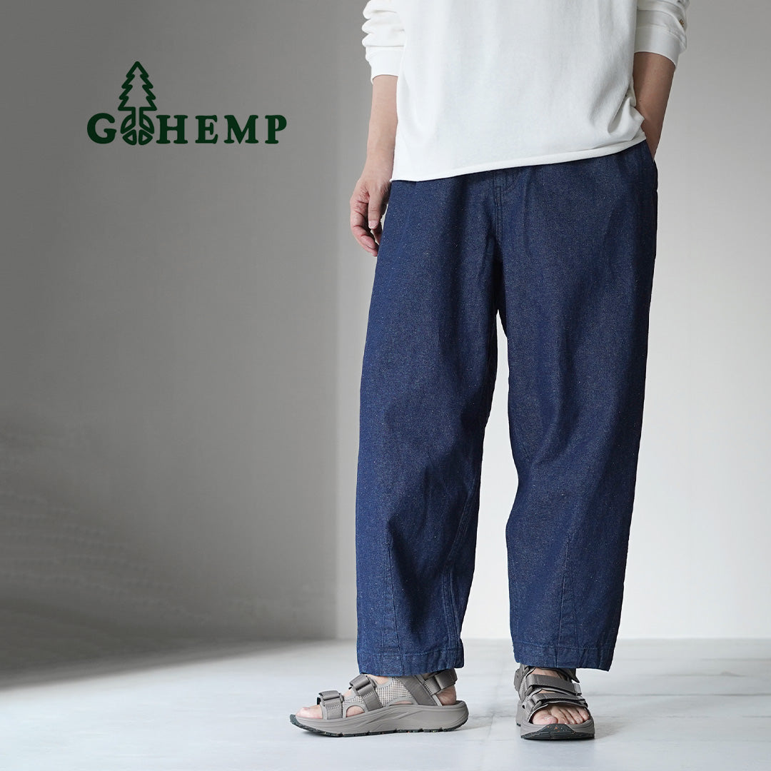 GOHEMP(ゴーヘンプ) バルーン チルパンツ 7.5ozデニム