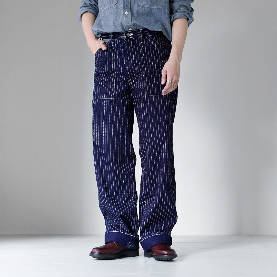 SUGAR CANE(シュガーケーン) 9oz ウォバッシュ ストライプ エンジニアパンツ 日本製