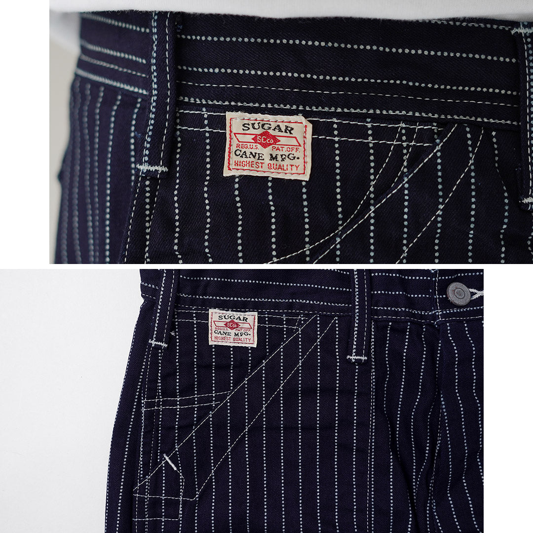 SUGAR CANE(シュガーケーン) 9oz ウォバッシュ ストライプ エンジニアパンツ 日本製