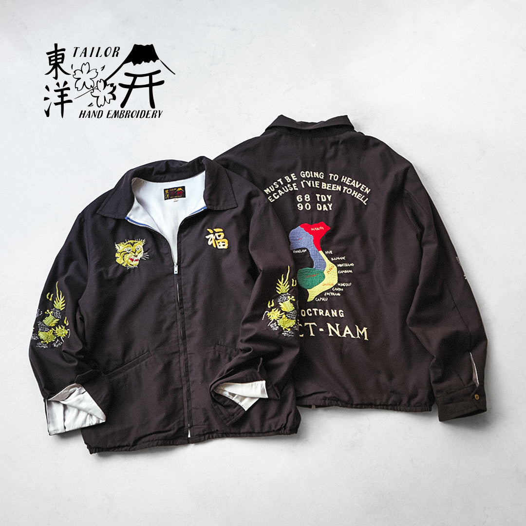 TAILOR TOYO(テーラートーヨー) ベトナムマップ ベトジャン エイジングモデル ジャケット