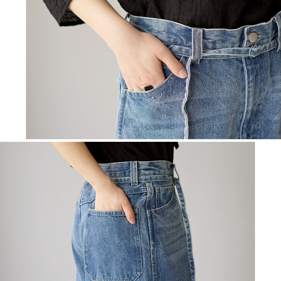 MARMARMAR(マーマーマー) ワイド デニム パンツ