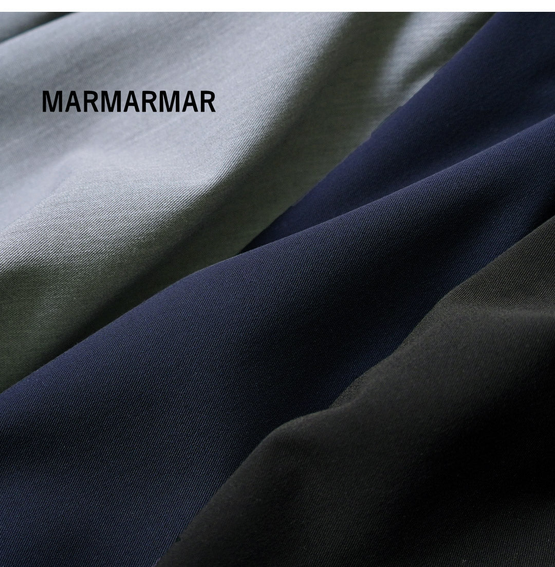 MARMARMAR(マーマーマー) ハイウエスト ワイドトラウザー パンツ 日本製