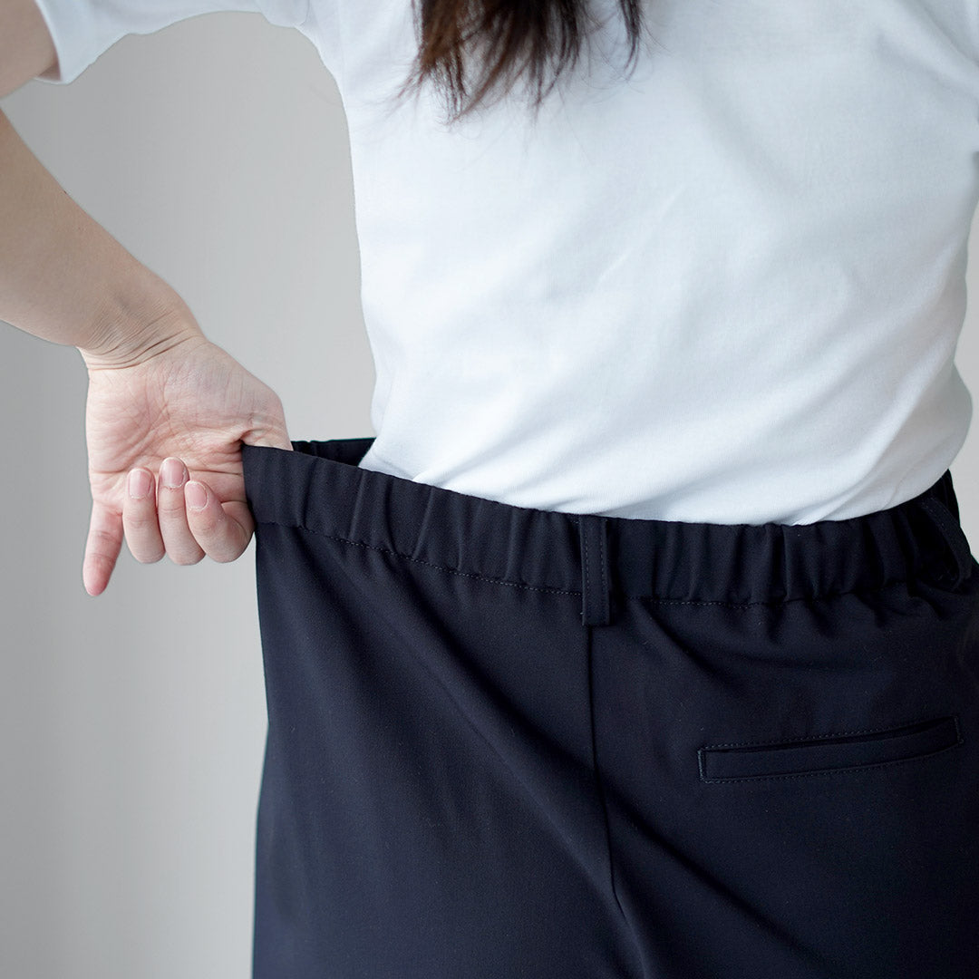 MARMARMAR(マーマーマー) ハイウエスト ワイドトラウザー パンツ 日本製