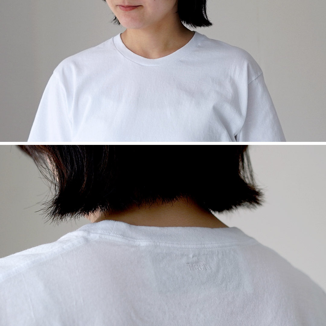 TICCA(ティッカ) エンブロイダリーTシャツ 日本製