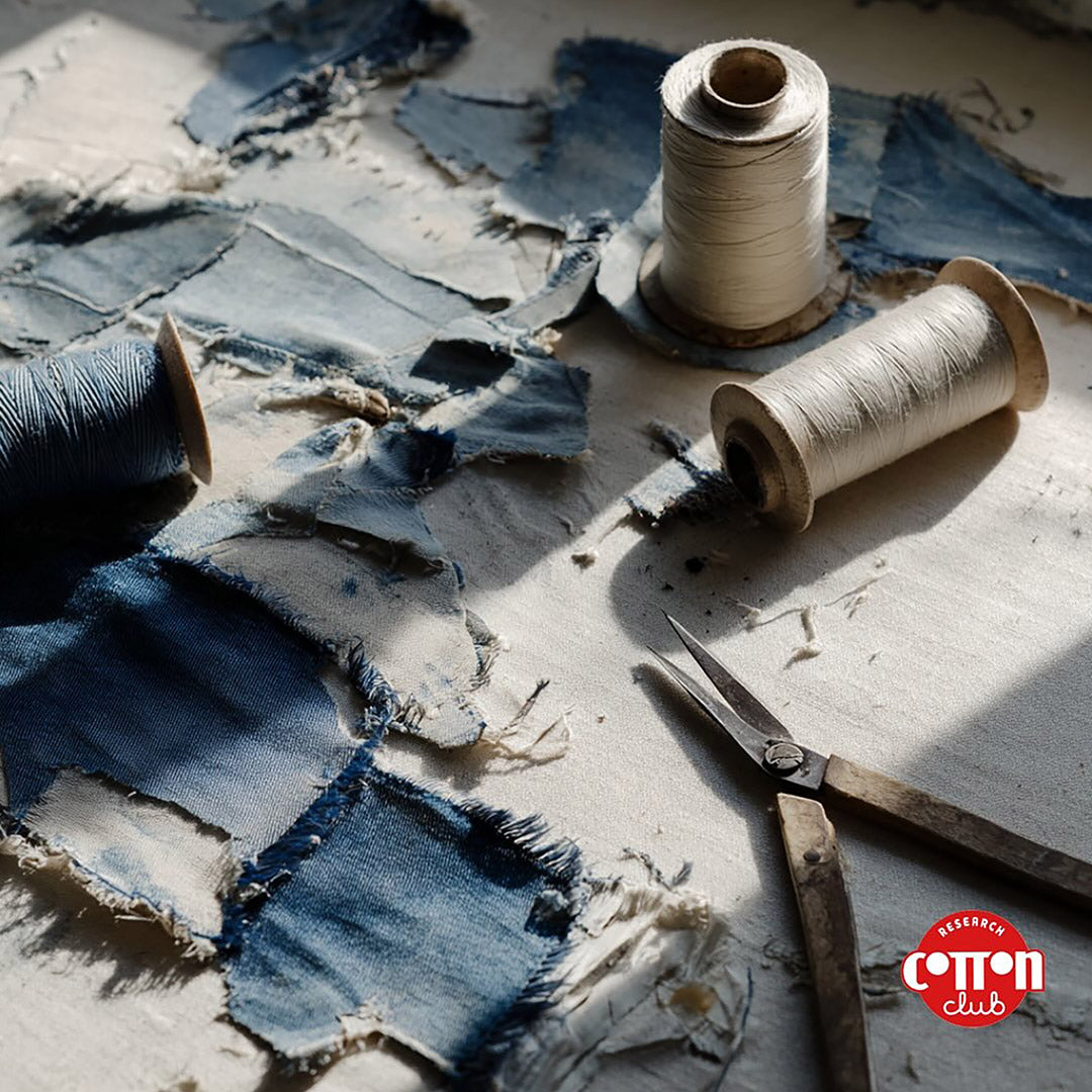 COTTON RESEARCH CLUB(コットン リサーチ クラブ) 別注 14.75oz セルビッジデニム ジーンズ ユーズド加工 日本製 パンツ