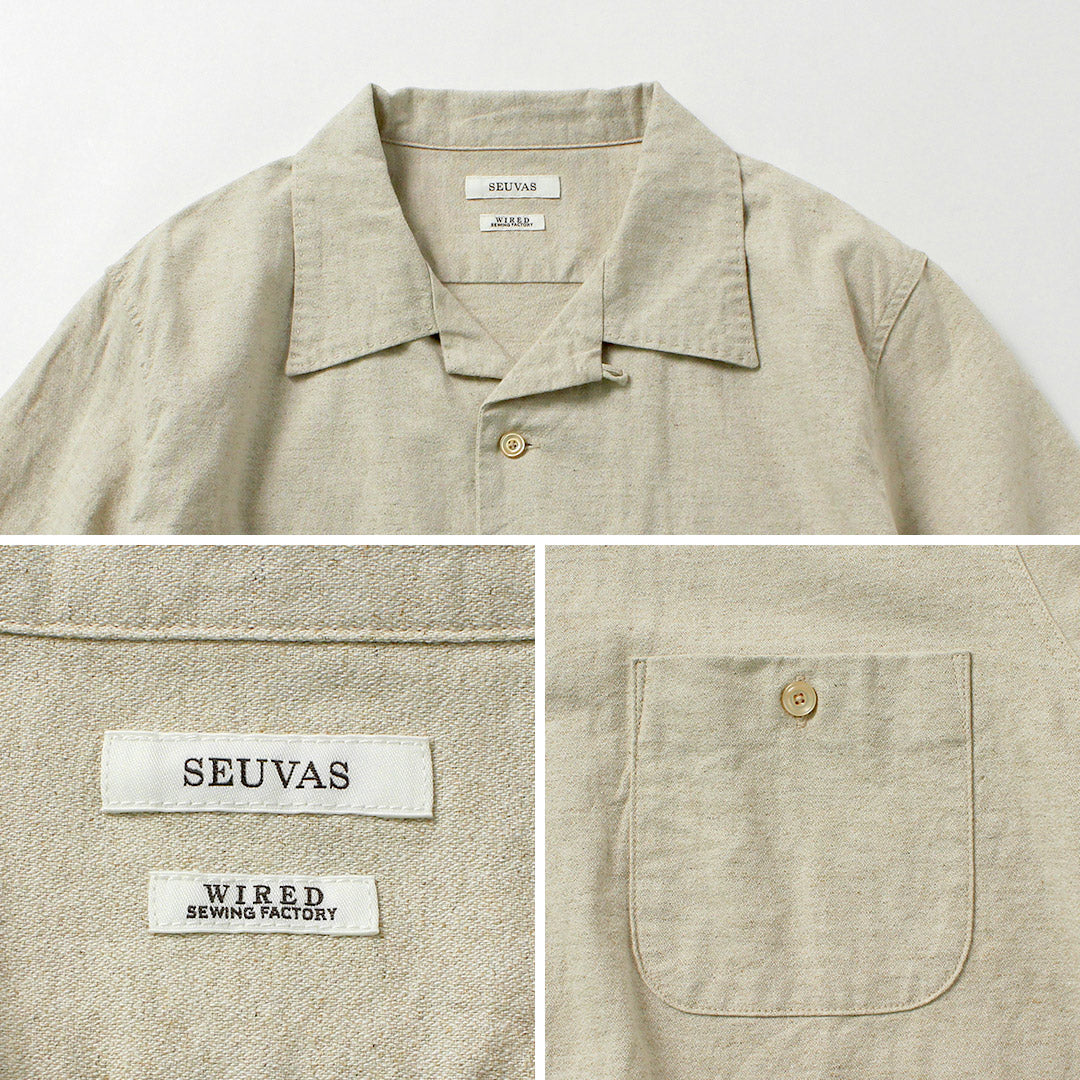 SEUVAS(ソウバス)アムンゼン ホリデーシャツ 日本製