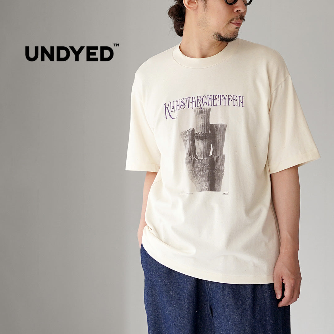 UNDYED(アンダイド) カール・ブロスフェルト プリントTシャツ