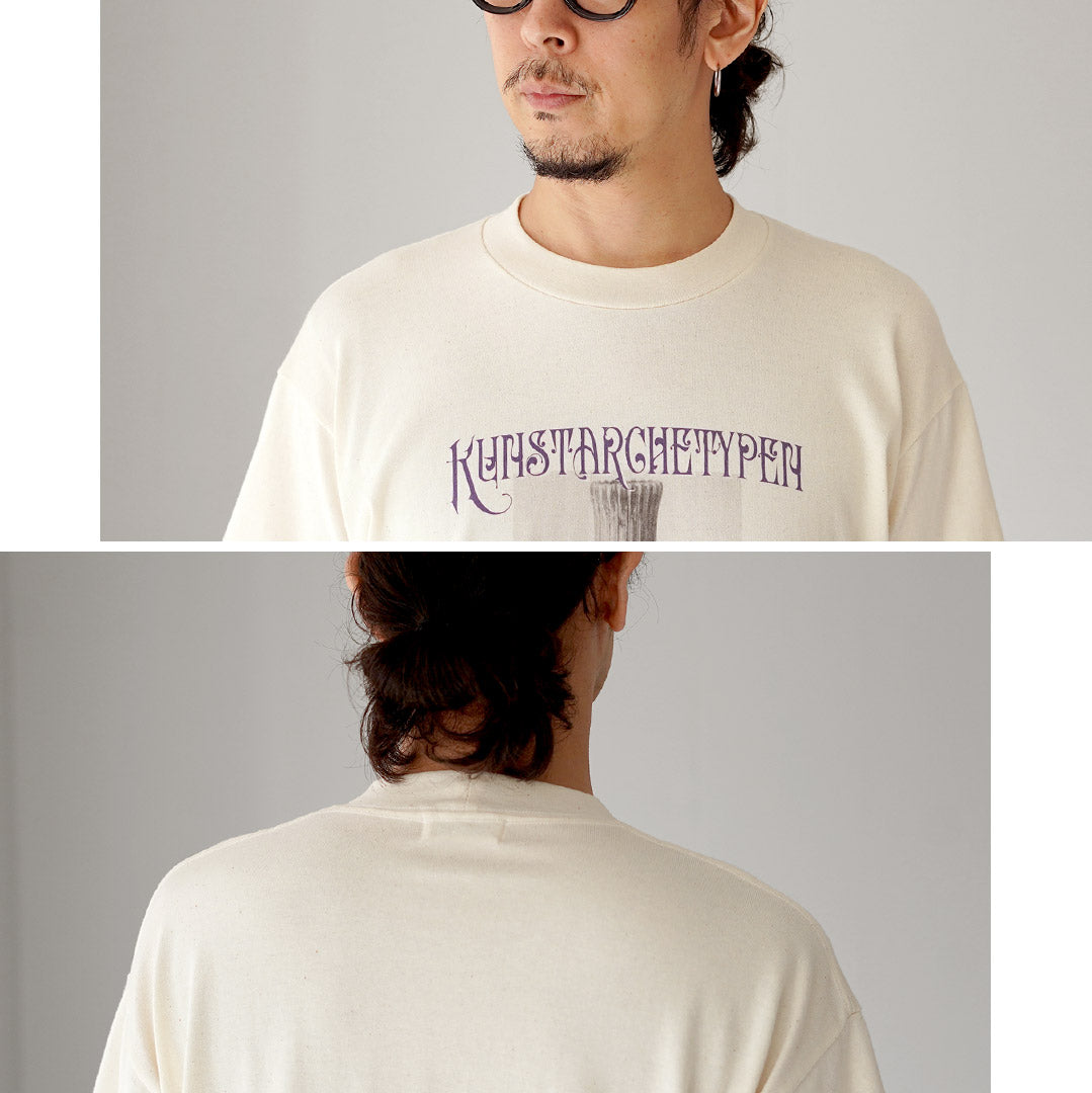 UNDYED(アンダイド) カール・ブロスフェルト プリントTシャツ
