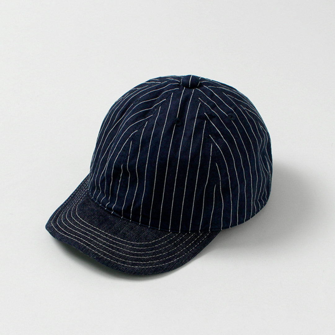 HIGHER(ハイアー) 9oz ヒッコリー×デニムキャップ 日本製