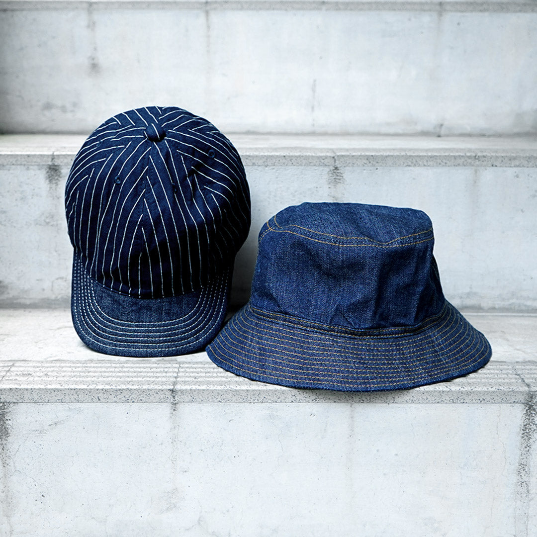 HIGHER(ハイアー) 9oz ヒッコリー×デニムキャップ 日本製
