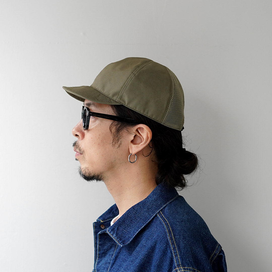 HIGHER(ハイアー) コーデュラバリスティックナイロン メッシュキャップ 日本製