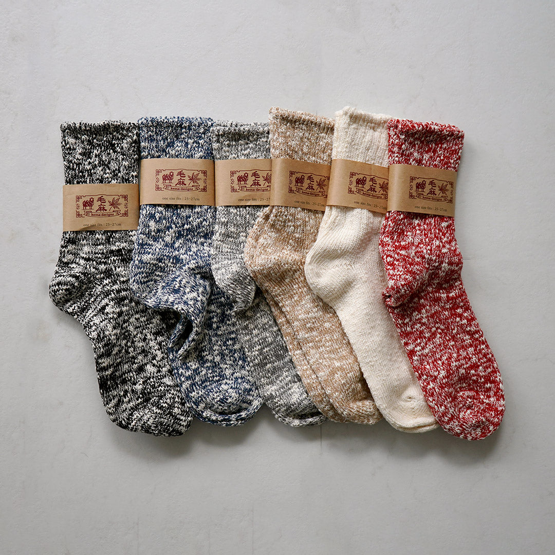 KEMA DESIGNS(ケマデザインズ) ヘンプ ソックス 日本製