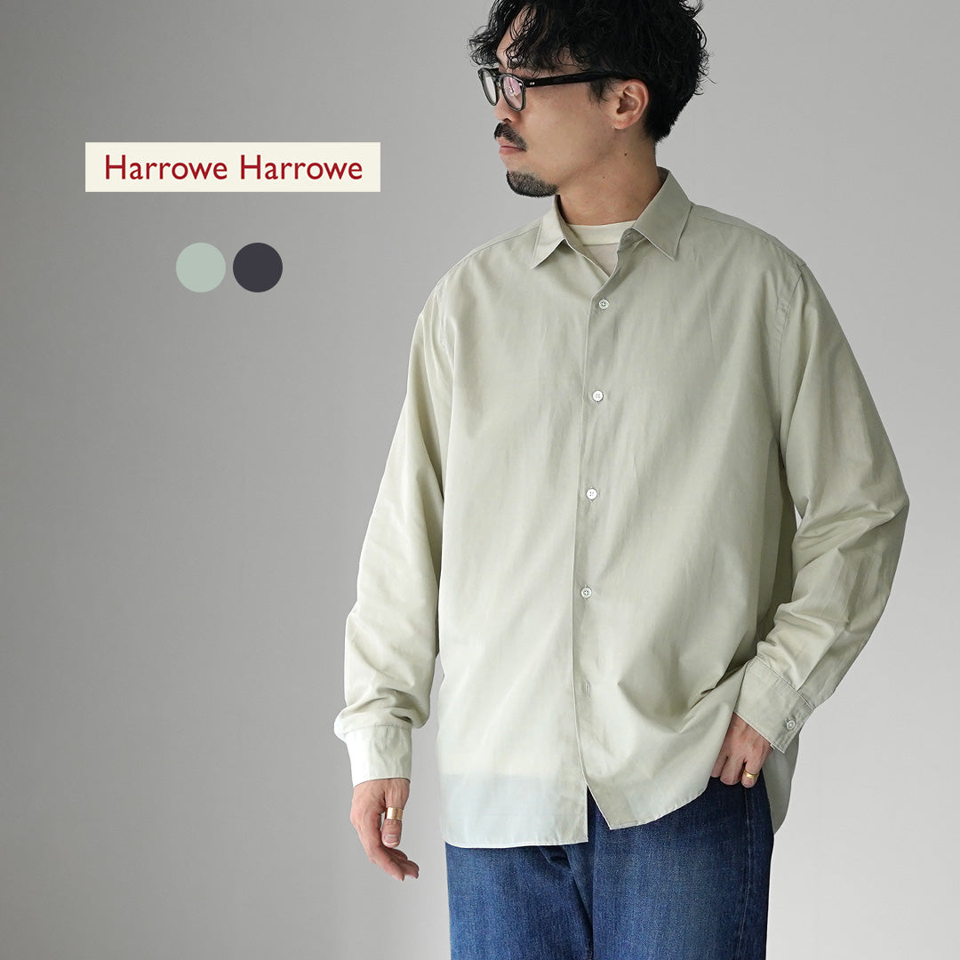 HARROWE HARROWE(ハロウハロウ) レギュラーカラーシャツ