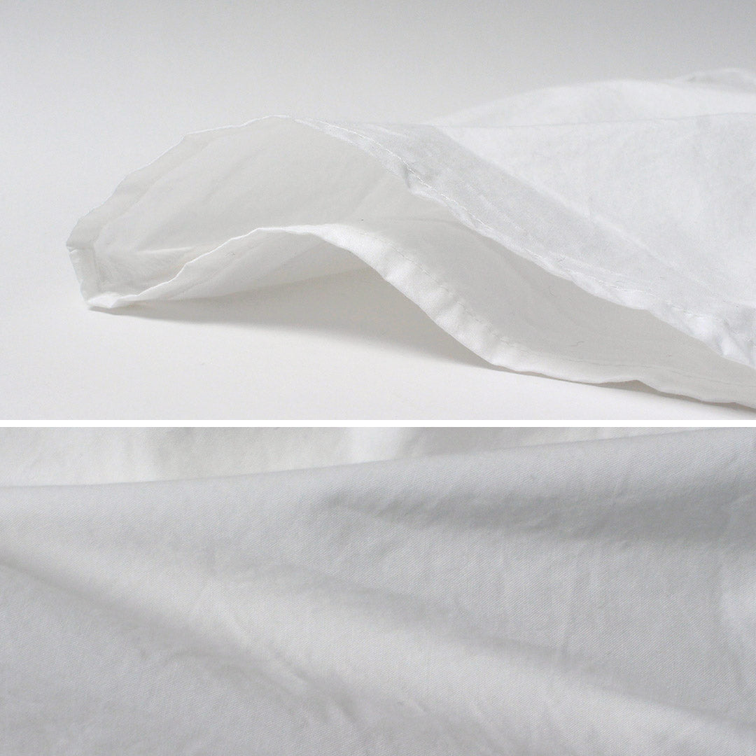 MIDIUMI(ミディウミ) フロントフリル レースシャツ 日本製