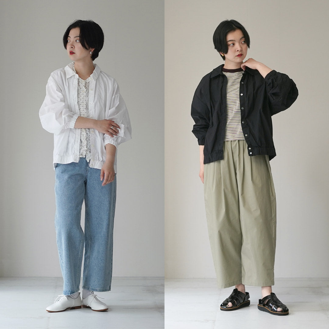 MIDIUMI(ミディウミ) ワイドシャツ ブルゾン 日本製