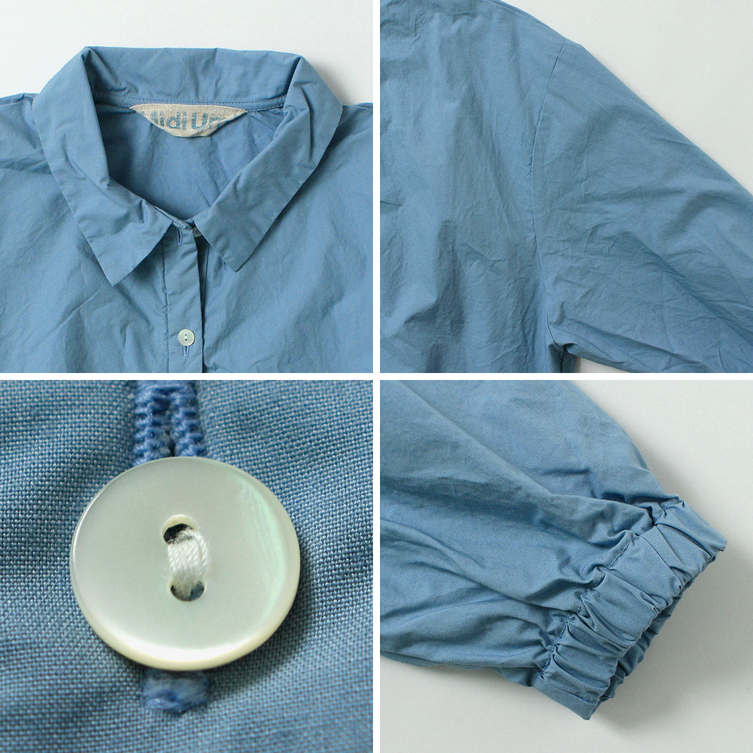 MIDIUMI(ミディウミ) ワイドシャツ ブルゾン 日本製