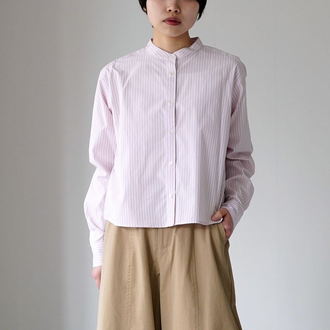 MIDIUMI(ミディウミ) パターン ショートシャツ 日本製