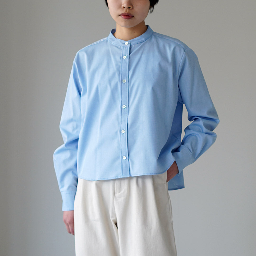 MIDIUMI(ミディウミ) パターン ショートシャツ 日本製