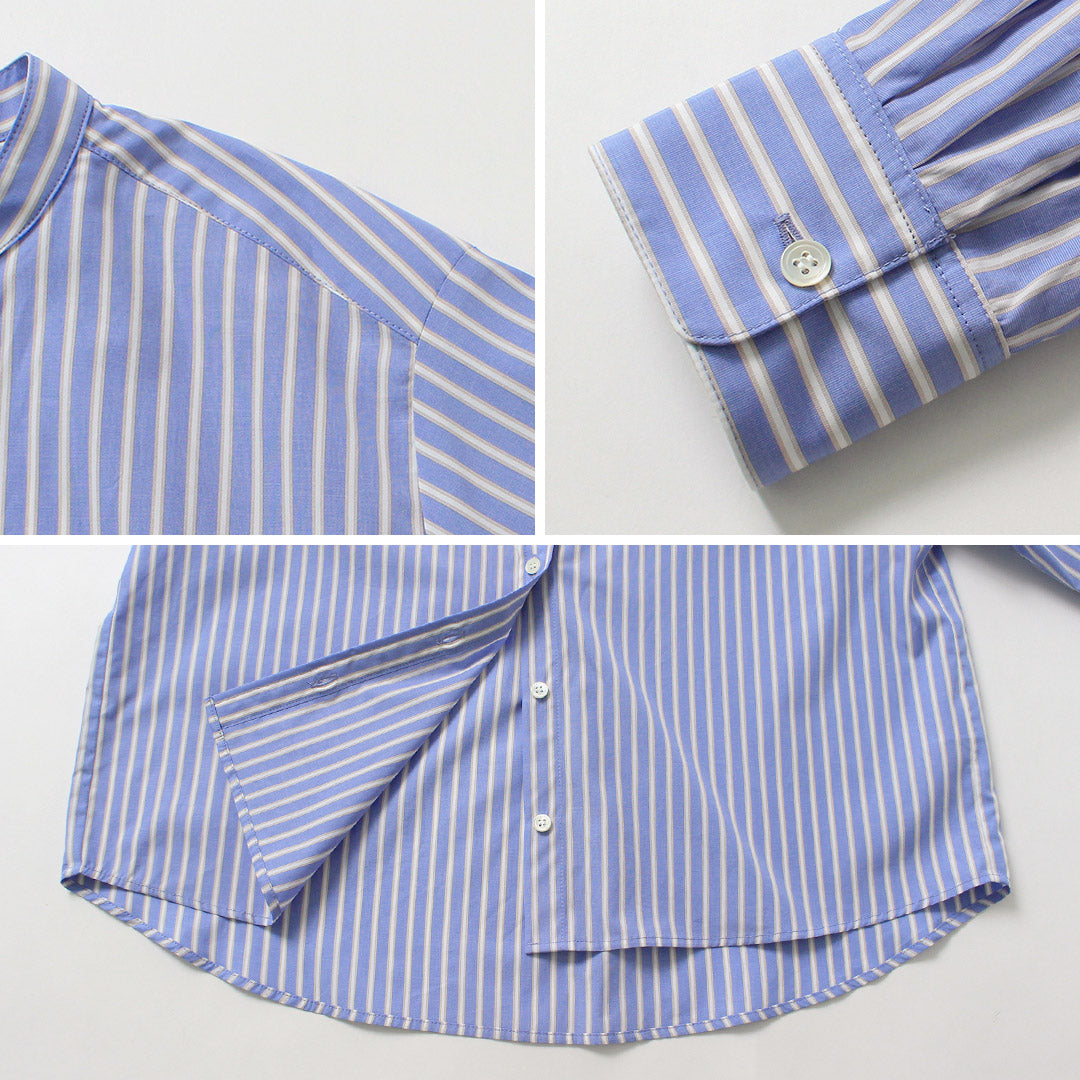 MIDIUMI(ミディウミ) パターン ショートシャツ 日本製