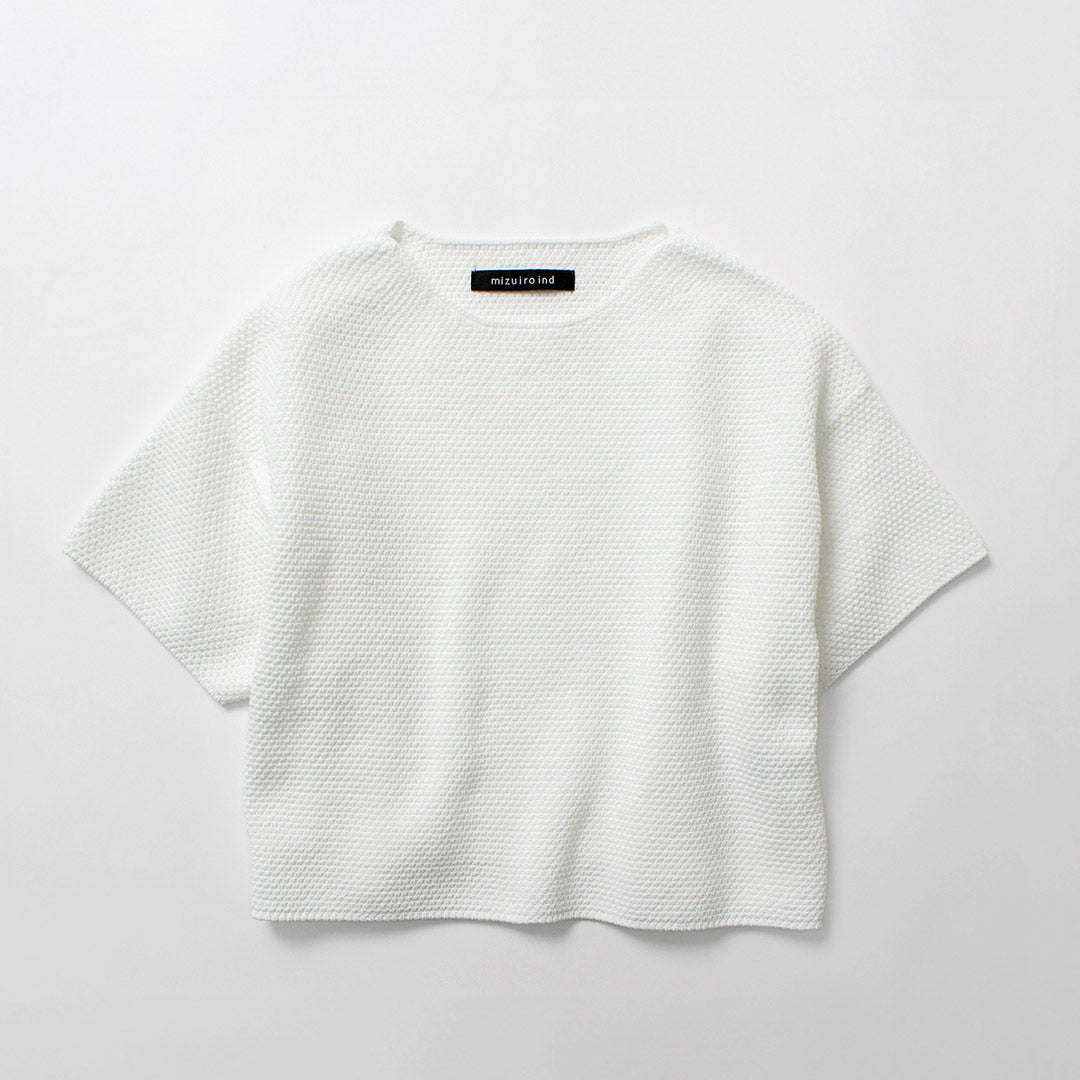 mizuiro ind(ミズイロインド) ショートワイド プルオーバー Tシャツ