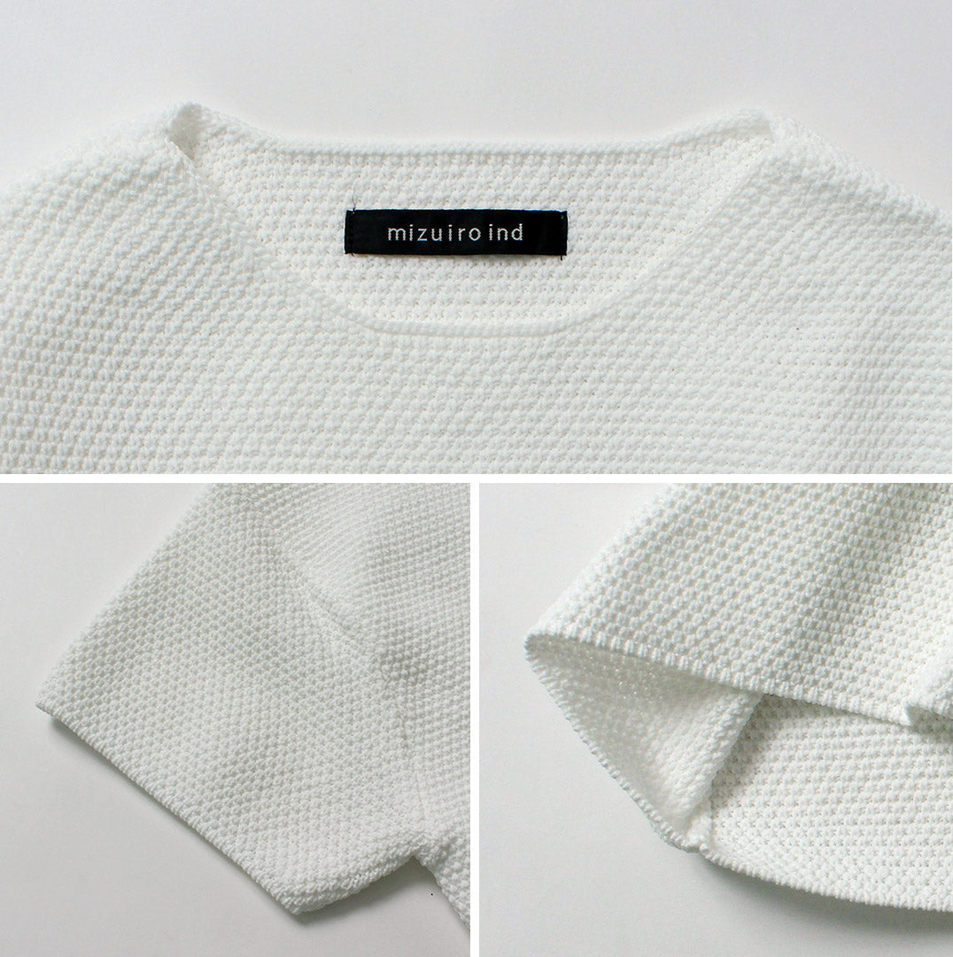 mizuiro ind(ミズイロインド) ショートワイド プルオーバー Tシャツ