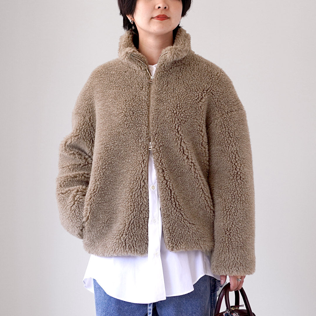 TICCA(ティッカ) WOOLファーブルゾン 日本製