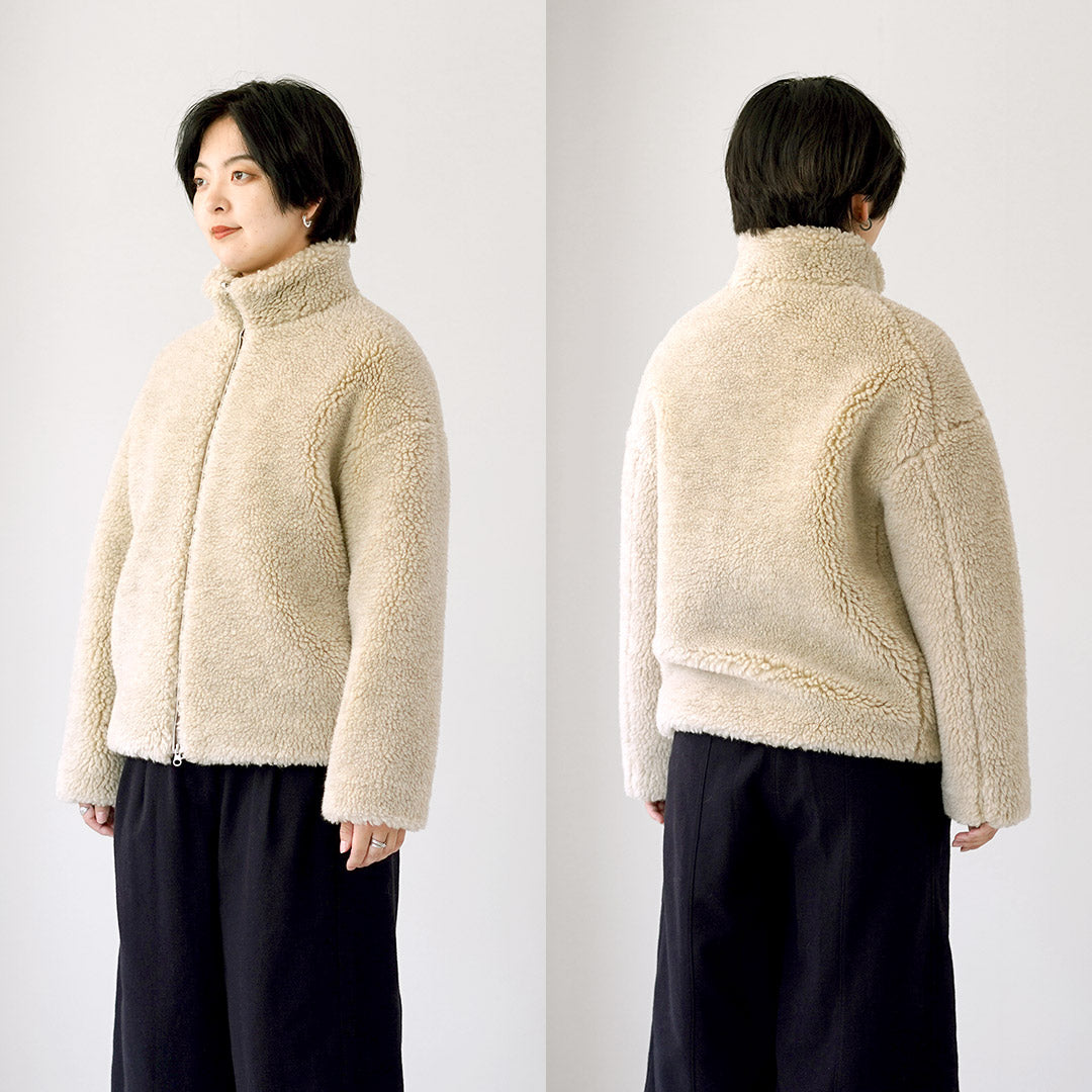 TICCA(ティッカ) WOOLファーブルゾン 日本製
