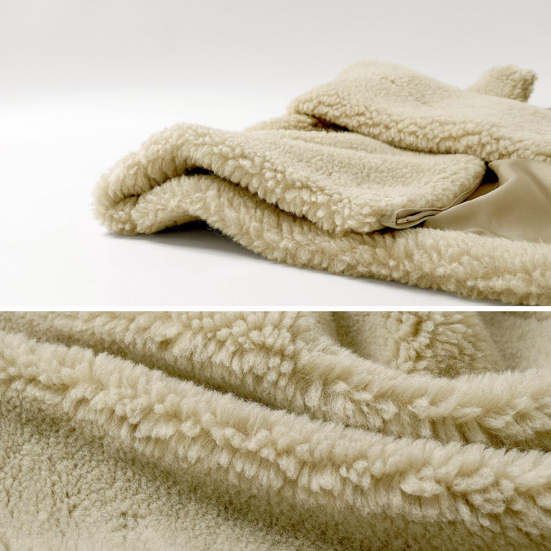 TICCA(ティッカ) WOOLファーブルゾン 日本製