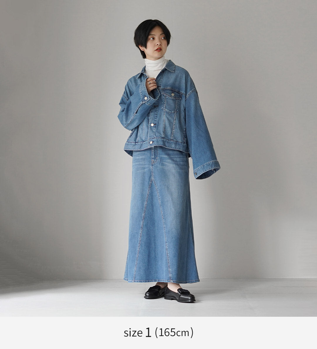 HEALTHY DENIM(ヘルシーデニム) Latte ワイドデニムジャケット