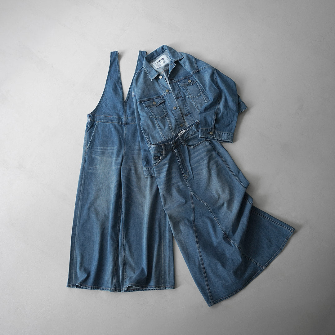 HEALTHY DENIM(ヘルシーデニム) Latte ワイドデニムジャケット