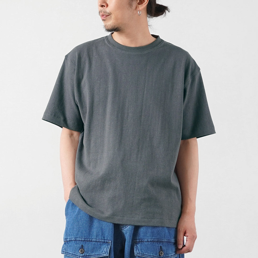 KEMA DESIGNS(ケマデザインズ) ヘンプ/オーガニックコットン リラックスTee Tシャツ 綿麻