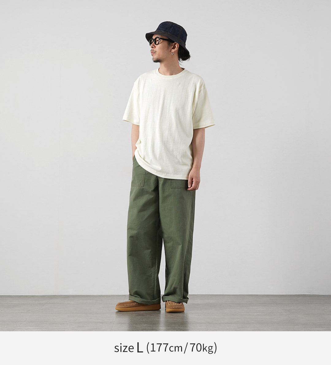 KEMA DESIGNS(ケマデザインズ) ヘンプ/オーガニックコットン リラックスTee Tシャツ 綿麻