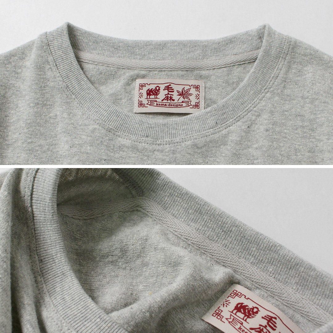 KEMA DESIGNS(ケマデザインズ) ヘンプ/オーガニックコットン リラックスTee Tシャツ 綿麻