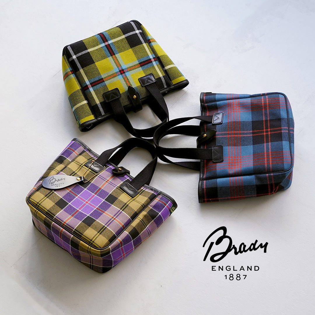 BRADY(ブレディ) #BECK ベック ミニトートバッグ ロキャロン ウールチェック イギリス製