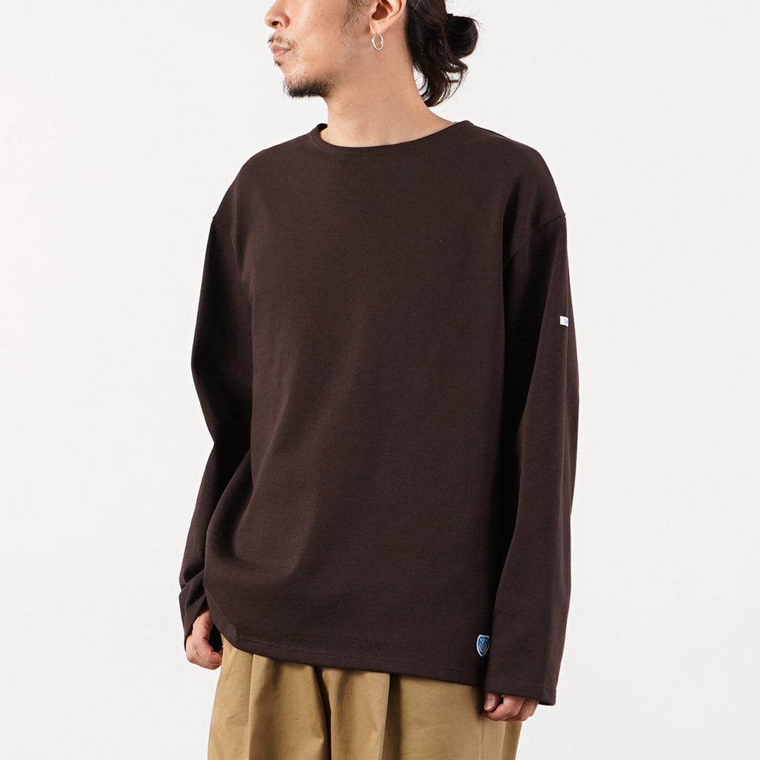 ORCIVAL(オーシバル) クルーネック L/S PO カットソー フレンチバスクシャツ フランス製