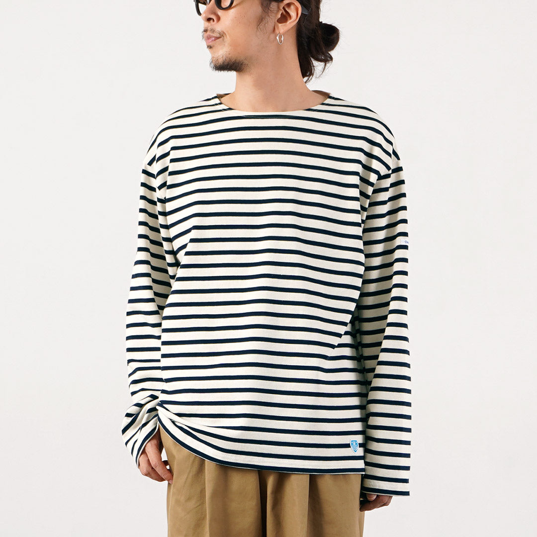 ORCIVAL(オーシバル) クルーネック L/S PO カットソー フレンチバスクシャツ フランス製