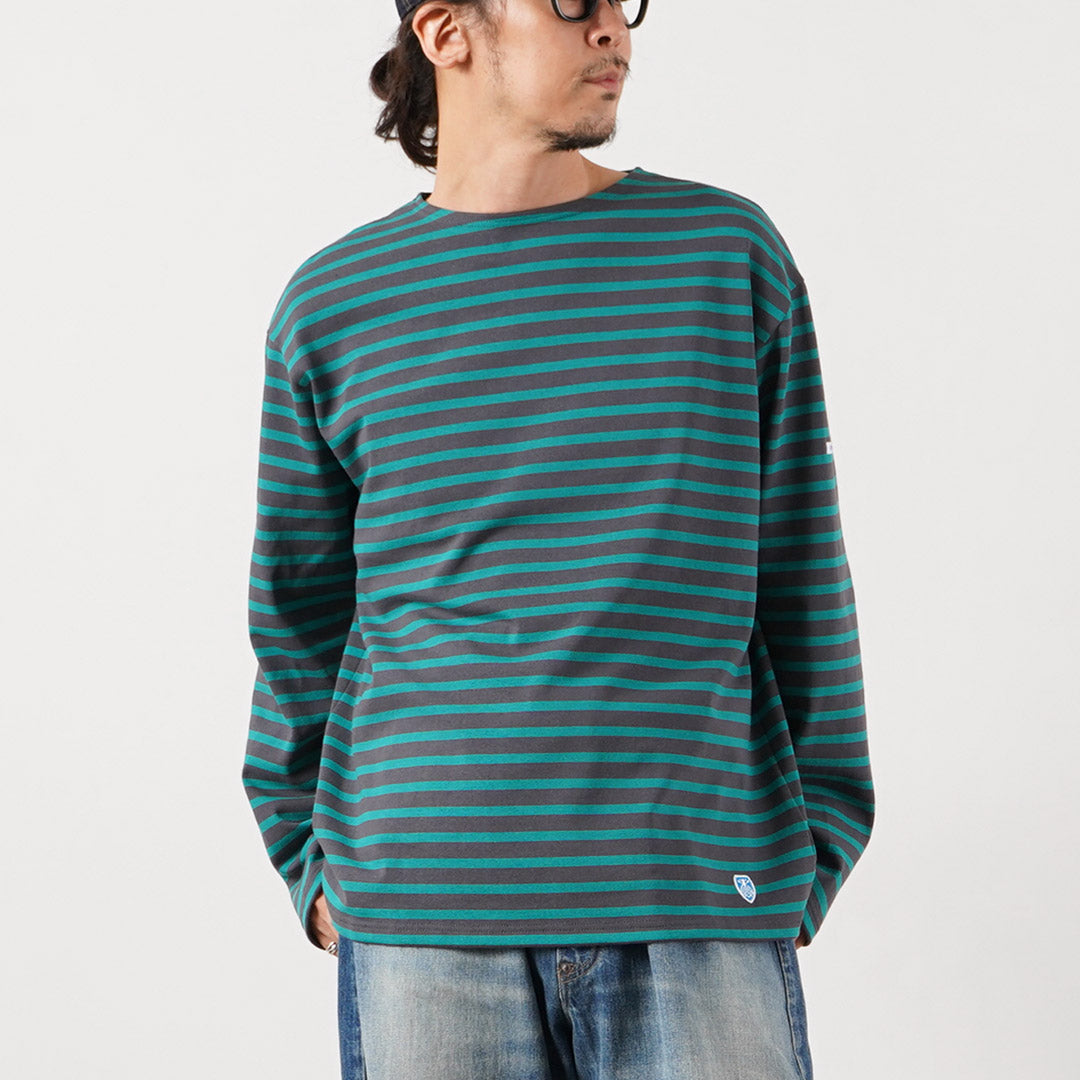 ORCIVAL(オーシバル) クルーネック L/S PO カットソー フレンチバスクシャツ フランス製
