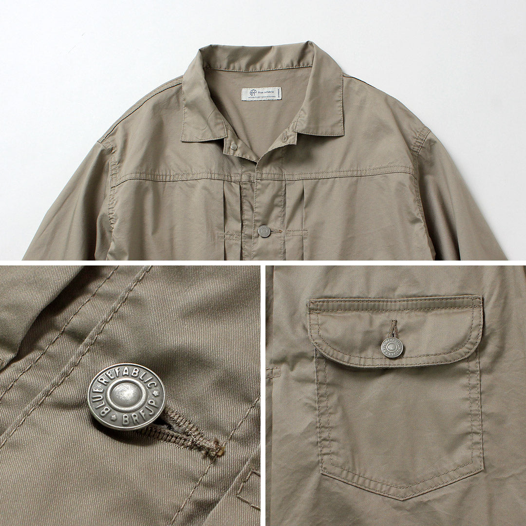 Blue refabric(ブルーリファブリック) 40sダンプ リビルド 1stタイプ トラッカージャケット 日本製