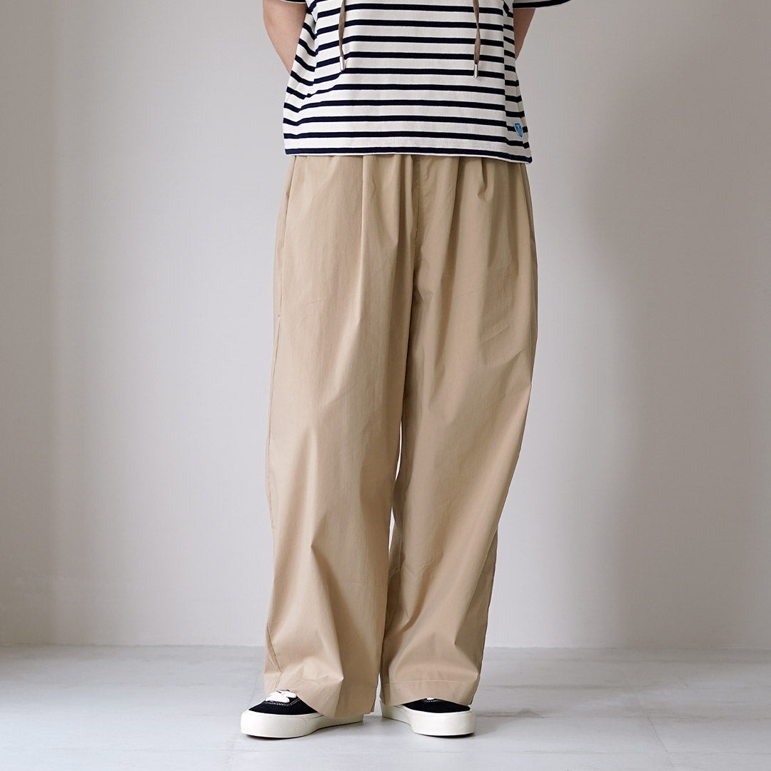 KELEN(ケレン) GRAY タック ワイドパンツ