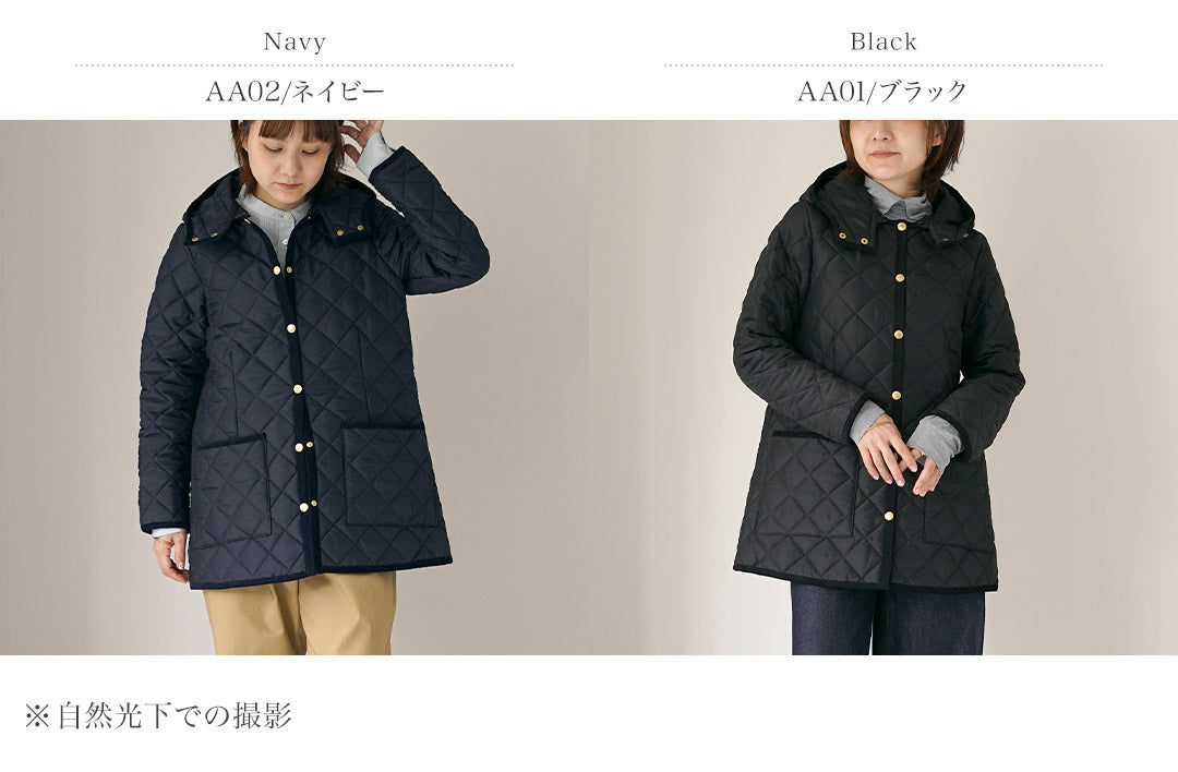 TRADITIONAL WEATHERWEAR(トラディショナル ウェザーウェア) ARKLEY MIDDLE HOOD アークリー ミドル フ―ディー キルティング コート