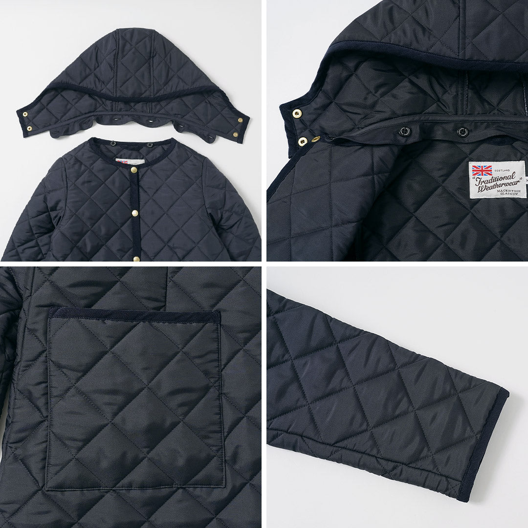TRADITIONAL WEATHERWEAR(トラディショナル ウェザーウェア) ARKLEY MIDDLE HOOD アークリー ミドル フ―ディー キルティング コート