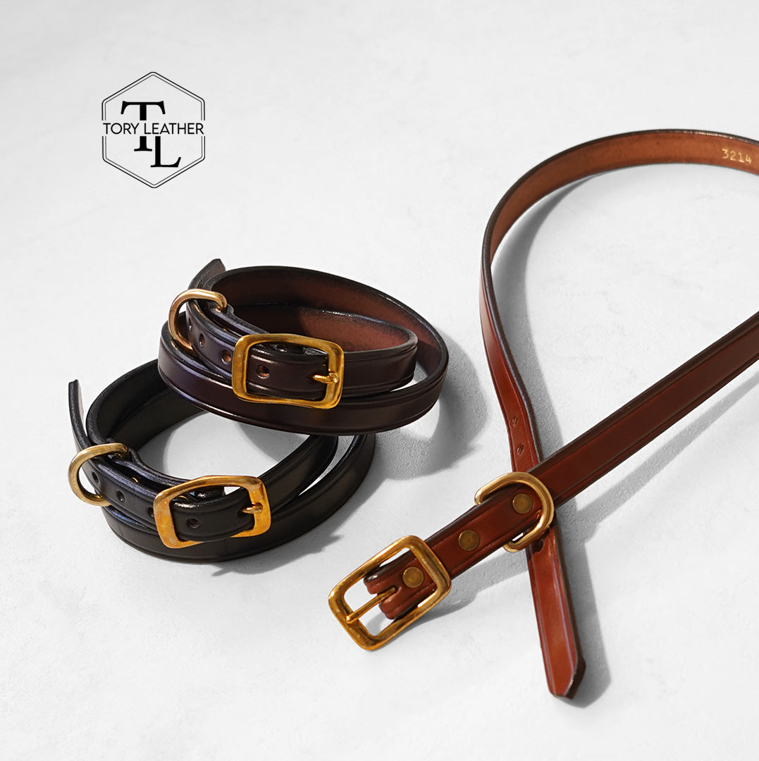TORY LEATHER(トリーレザー) ワイドプレーン クリーストベルト レザー アメリカ製